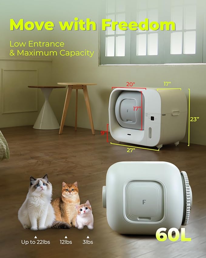 Furbulous True Odor-Free Automatic Cat Litter Box - Image 8