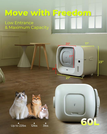 Furbulous True Odor-Free Automatic Cat Litter Box - Image 8