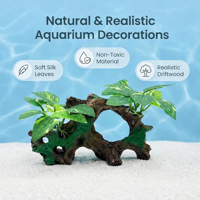 Aquarium Decorations Cave Silk Aquarium Plants Betta Fish Tank Decor Ornament - Image 5