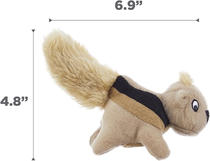 Outward Hound Squeakin’ Squirrels – 3‑Pack Plush Squeaky Dog Toys - Image 6