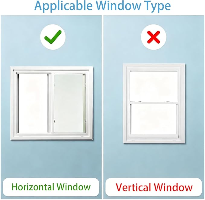 Vertical Cat Door for Window, Fits 41"-62" Height Window, 1-Min Install | - Image 5
