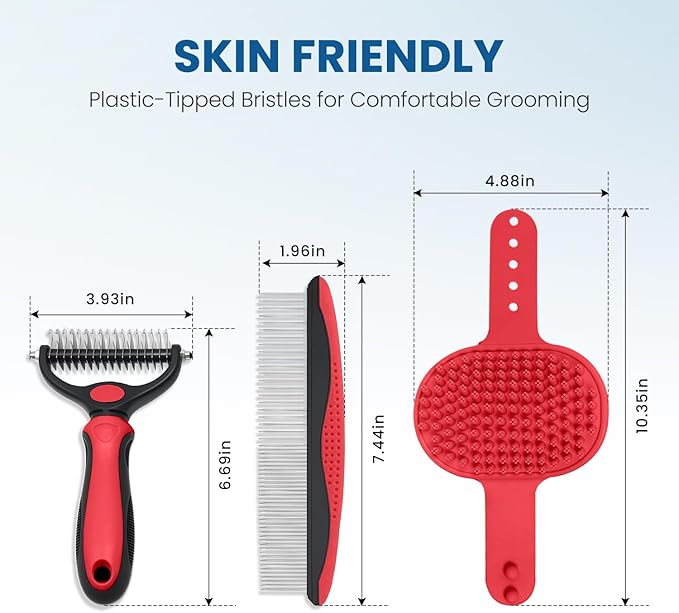 Double-Sided Pet Grooming Rake - Image 5