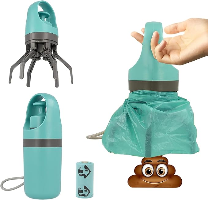 Dog Pooper Scooper, Portable No Touch Poop Scooper by XPAPOV