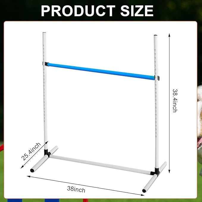 Halloscume 6 Pcs Dog Agility Training Equipments Dog Agility Jumps Hurdles - Image 2