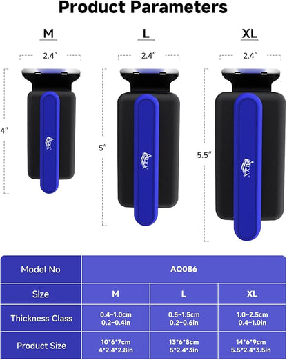 AQQA Magnetic Aquarium Fish Tank Glass Cleaner, Dual-Blades Algae Scraper Glass - Image 8