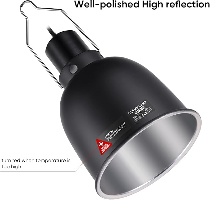DXOPHIEX 5.5inch Reptile Heat Lamp - Image 4