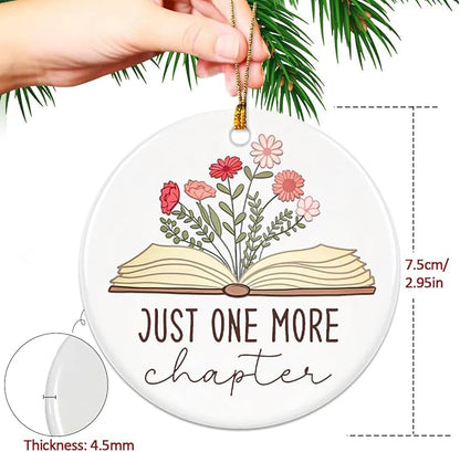 Book Lover Ornament, Books Ornaments - Image 4