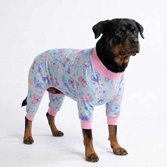 Spark Paws Dog Pajama, Dog Recovery Suit Male, Ultra-Soft and 4-Way Stretch by SparkPaws
