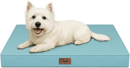 Outdoor Dog Bed for Small Dogs & Cats, Waterproof Dog Crate Mat Orthopedic Egg by TailStories