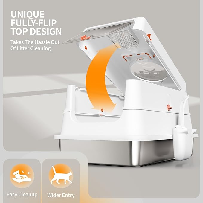 Stainless Steel Cat Litter Box - Image 3