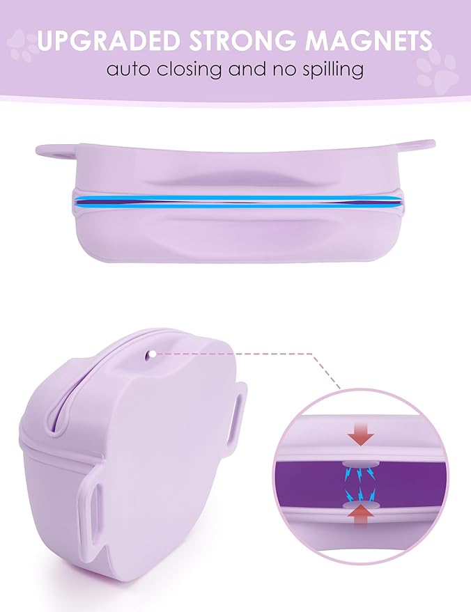heouvo Dog Treat Pouch with Training Clicker, Upgrade Stronger Magnetic Closure - Image 4