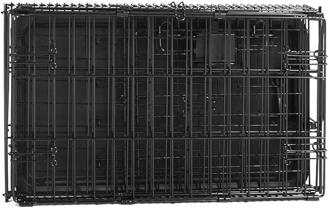 Amazon Basics Portable, Foldable Metal Wire Dog Crate - Image 4