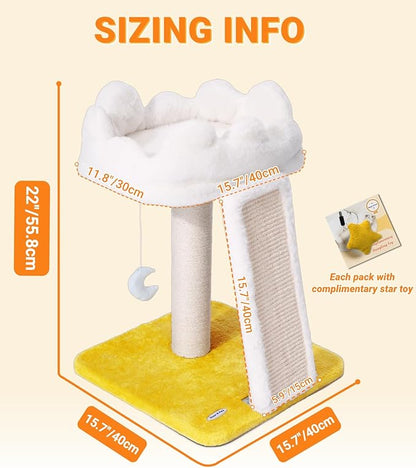 Happi N Pets Cat Tree, Cloud Cat Tower - Image 7