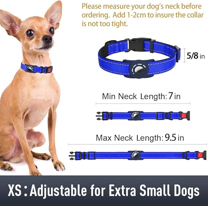 AirTag Dog Collar with AirTag Holder Compatible - Image 6