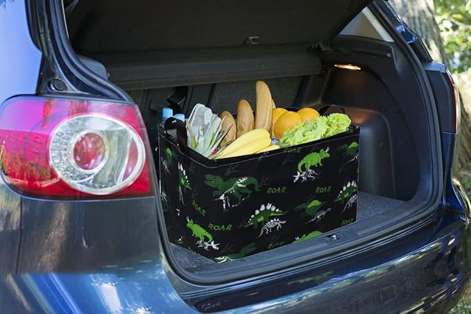 Essme Rectangular Dinosaur Basket, Dinosaur Bins - Image 3