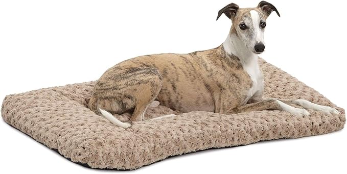 MidWest Homes for Pets Intermediate QuietTime Deluxe Mocha Ombré Swirl Plush by MidWestHomesForPets