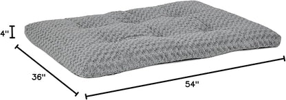MidWest Homes for Pets Plush Ombe Swirl Dog Bed; Gray 54-Inch for Giant Breeds - Image 7