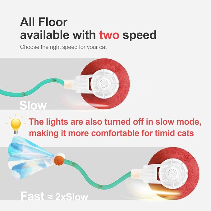 Jkanti Interactive Cat Toys for Indoor Cats, The 3rd Generation Agile Moving - Image 3