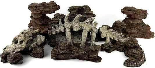 Allcolor Fish Tank Decor Rocks.Aquarium Decoration Model.Easy Superior Aquascape by Allcolor