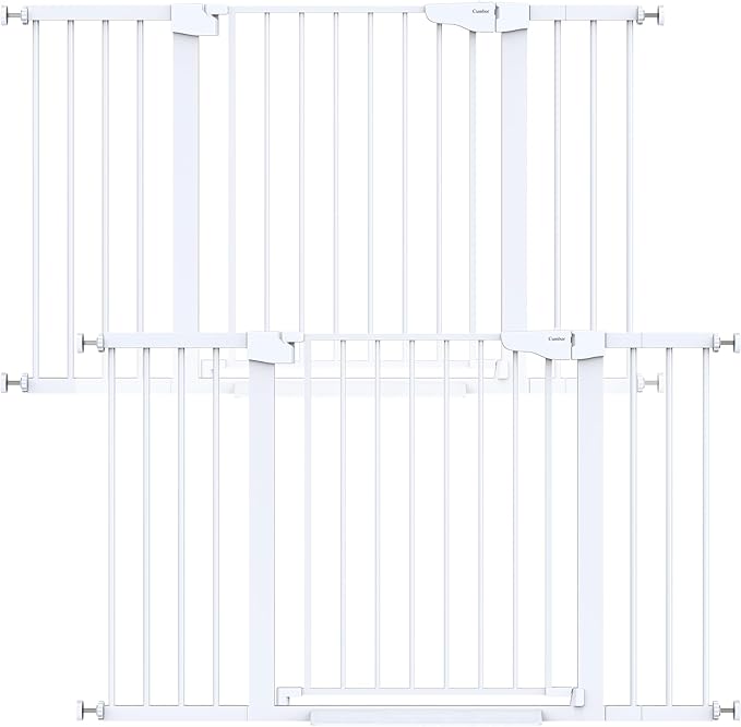Cumbor 2 Pack 29.7-51.5" Extra Wide Baby Gate by Cumbor
