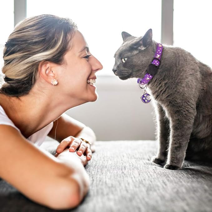 Baeuppit 2Pcs Breakaway Cats Collars Cat Collars - Image 4