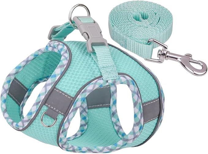Dog Harness and Leash Set, No Pull Adjustable Reflective Pet Harness by Flymind