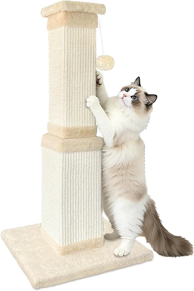 Cat Scratching Post for Large Cats, Cat Scratcher for Indoor Cats Adults by AGYM
