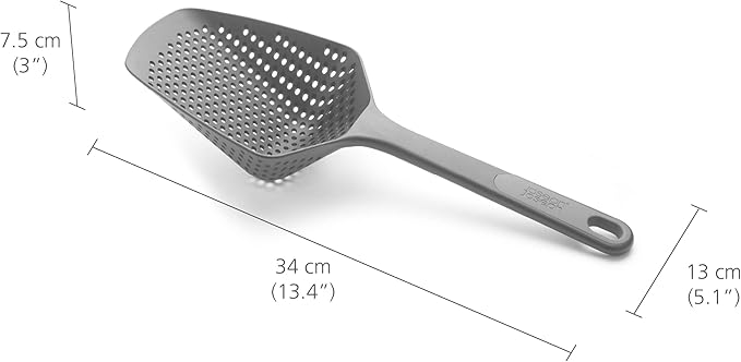 Joseph Joseph Scoop Plus Colander, Spoon Drainer/Strainer, Drain and Serve - Image 5