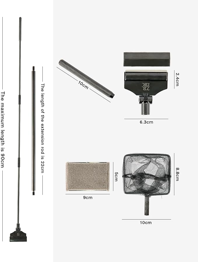Stainless Steel Algae Scraper Aquarium Cleaning Tool - Image 3