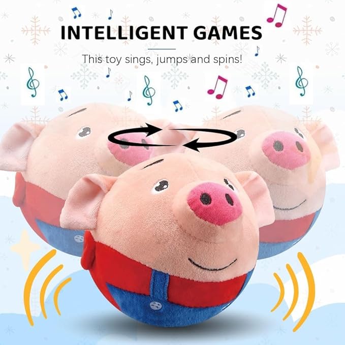【2PCS】Interactive Dog Toys, Active Moving Pet Plush Toy - Image 4