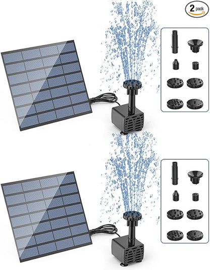 AISITIN Solar Water Pump for Water Feature Outdoor, DIY Solar Fountain Kit by AISITIN