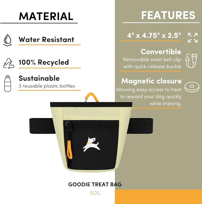 OllyDog Goodie Treat Bag, Dog Treat Pouch, Waist Belt Clip - Image 7