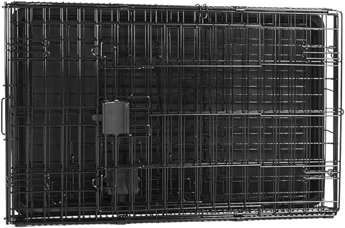 Amazon Basics Portable, Foldable Metal Wire Dog Crate - Image 4