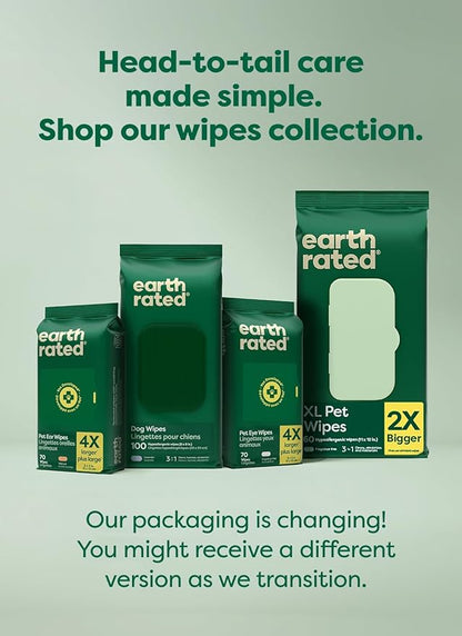 Earth Rated Pet Wipes for Dogs and Cats, Hypoallergenic, 3-in-1 Cleaning - Image 10