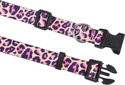 Mihqy Dog Collar with Bohemia Floral Tribal Geometric Patterns - Image 5
