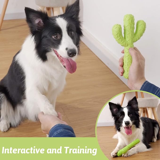MewaJump Dog Chew Toys, Durable Rubber Dog Toys - Image 4