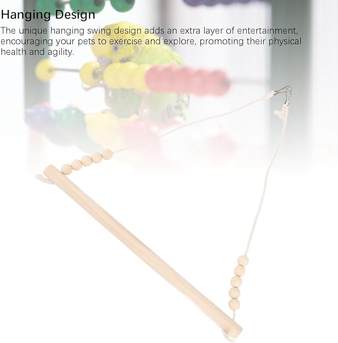 2PCS Triangle Bird Swing Toys Hummingbird Swings and perches Easy to Install - Image 8