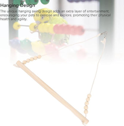 2PCS Triangle Bird Swing Toys Hummingbird Swings and perches Easy to Install - Image 8