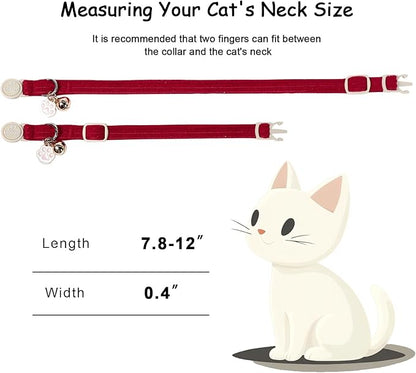 2 Pack Corduroy Cat Collars - Image 4