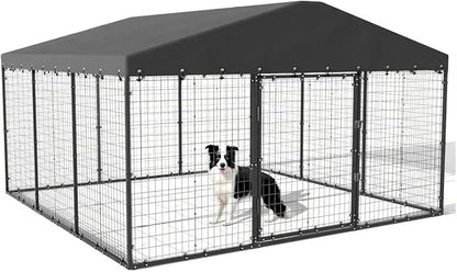 10x10x6 FT Large Outdoor Dog Kennel by RTDTD