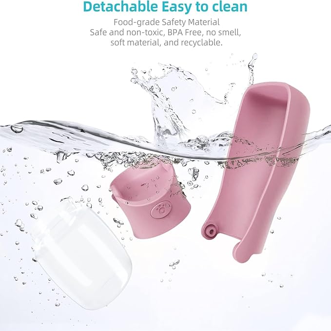 Portable Dog Water Bottle for Walking 19 OZ or 12 OZ Portable Pet Water Bottles - Image 6