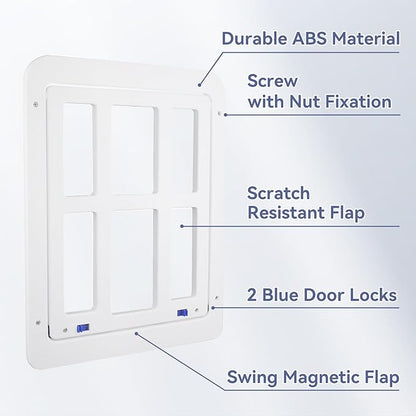 NAMSAN Dog Screen Door, Flap Opening 11.2 x 14.4 inches, Dog Door - Image 4