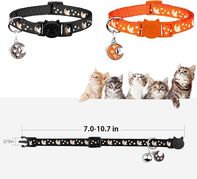Baeuppit 2Pcs Breakaway Cats Collars Cat Collars - Image 4