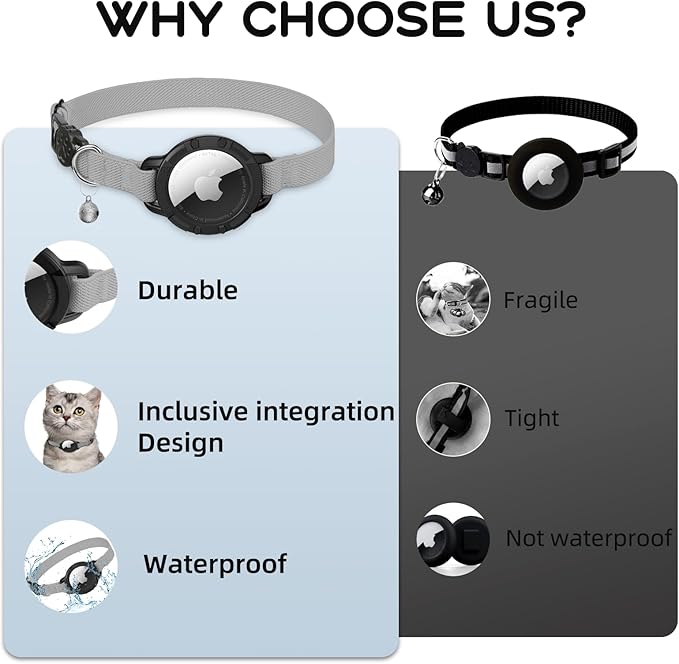 AirTag Cat Collars, Stretchy Collar - Image 7
