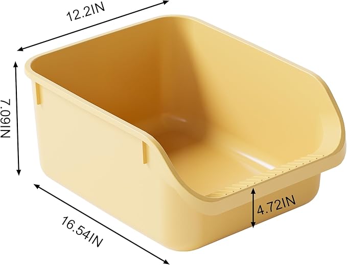 Rabbit Litter Box with Low Entry, High Back Splash Guard - Image 7