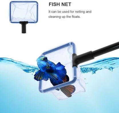 Aquarium Fish Tank Cleaning Kit - 5 in 1 Algae Scraper Set - Siphon Vacuum - Image 6