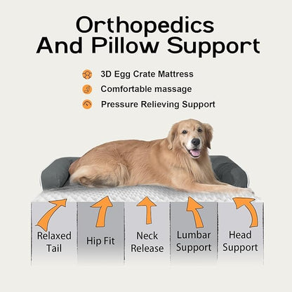 Dog Bed Large Sized Dogs-Orthopedic Waterproof Bed - Image 3