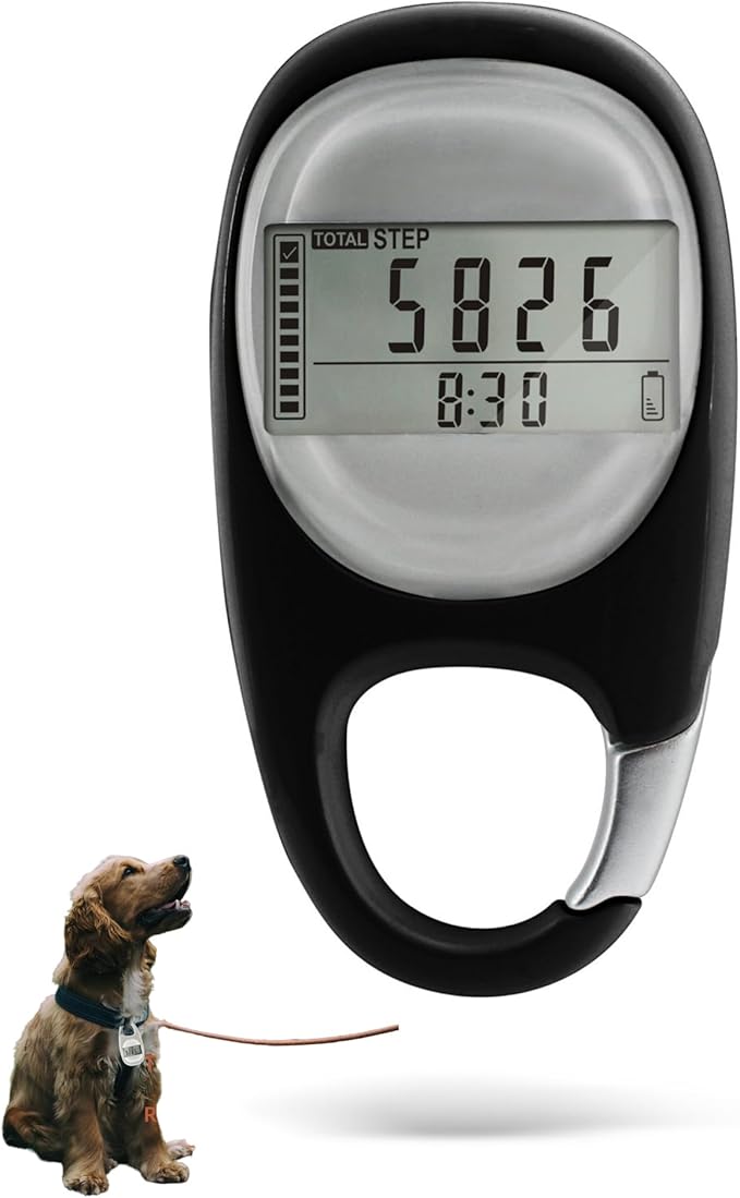 3D Pedometer for Walking Steps Miles, Distance Tracking, Calorie Count by Unknown