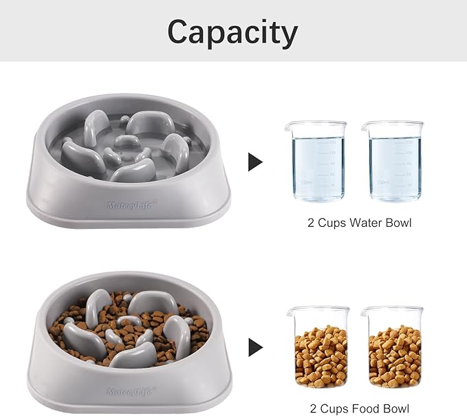 MateeyLife Slow Feeder Dog Bowls, Anti-Choking Puzzle Dog Food Bowls, Anti-Slip - Image 5