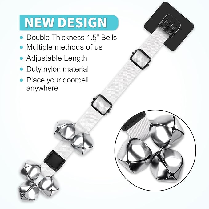 COOYOO Dog Doorbells, Adjustable Potty Training Dog Bells, Upgraded - Image 5